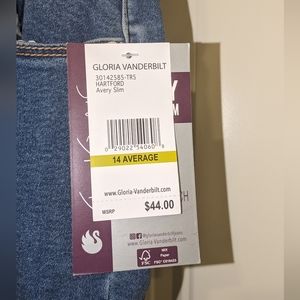 NEW Gloria Vanderbilt Jeans Women's 14